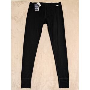 Merino tech Womens XL Merino Wool Pants 320 Heavyweight Base Layer Black NWT